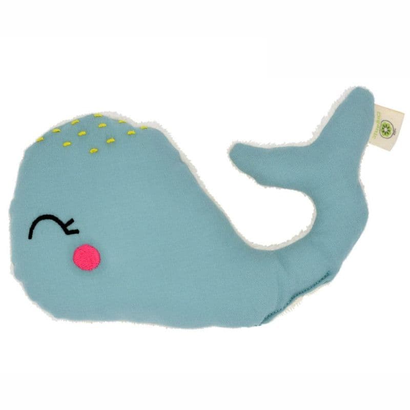 Hochet Baleine coton bio aPunt Barcelona® - Hochets bébé Bio