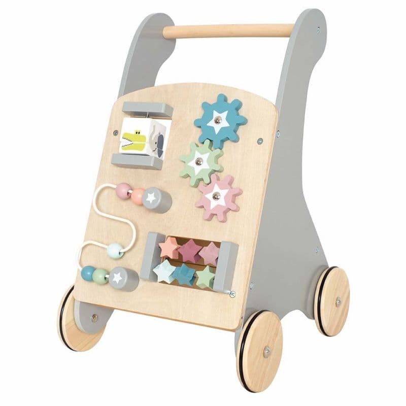 Chariot d'Activités et de Marche Pastels Jabadabado® - jouet bois e