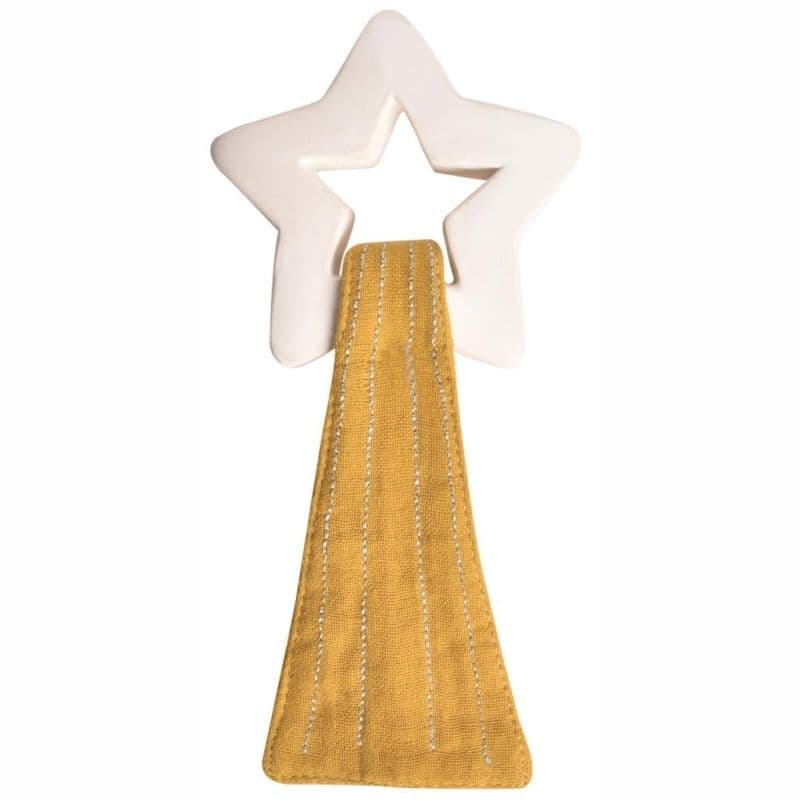 Anneau de dentition Etoile Coton bio & Caoutchouc Naturel Tikiri®