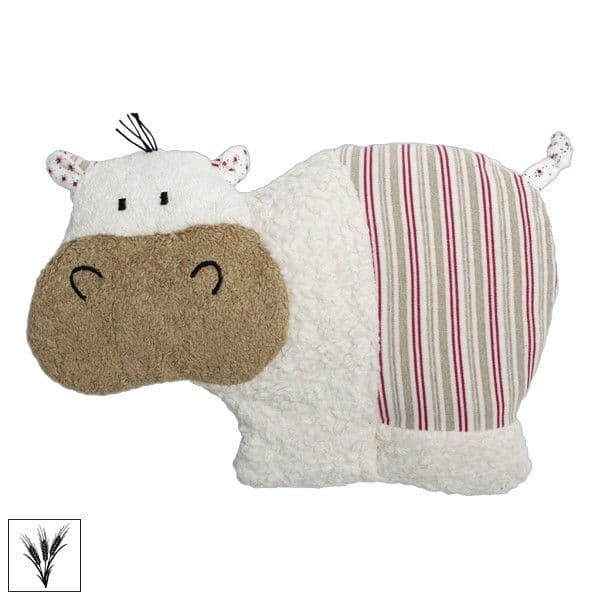Doudou Bouillotte Epeautre Efie Hippopotame 32 cm Coton Bio Efie® -