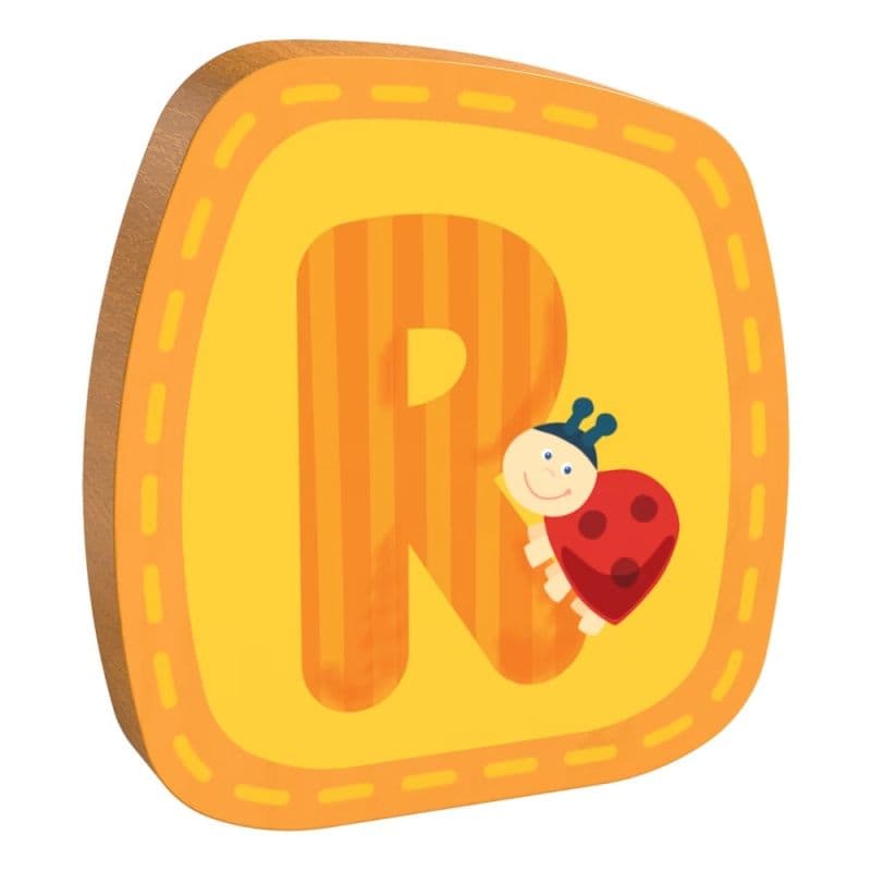 Lettre en Bois Décoratives R Haba® - Décoration Chambre