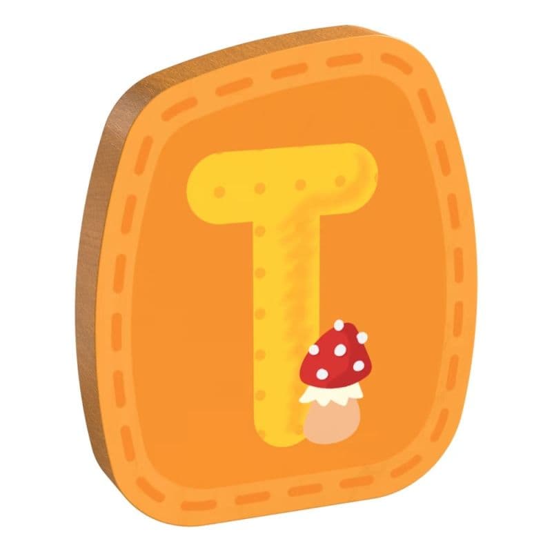 Lettre en Bois Décoratives T Haba® - Décoration Chambre