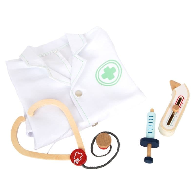 Set blouse et ustensiles de médecin en bois Small foot by Legler®