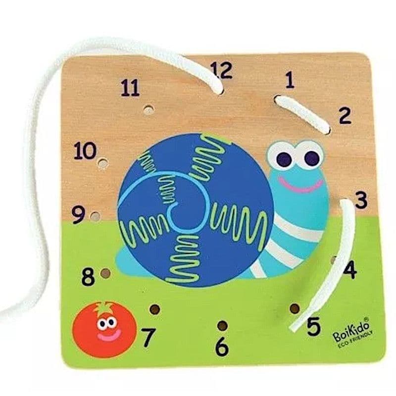Jouet de Laçage Escargot 'les Chiffres' Boikido - Jouet en Bois