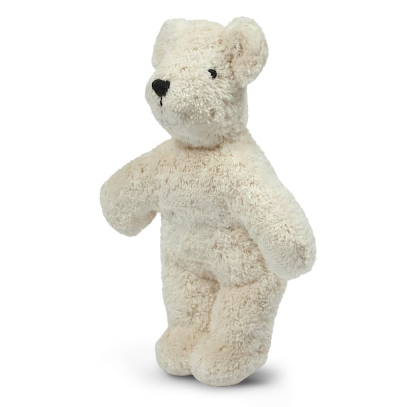 Peluche Ours Polaire Coton Bio 22 cm Senger® - Doudou Bio Naturel