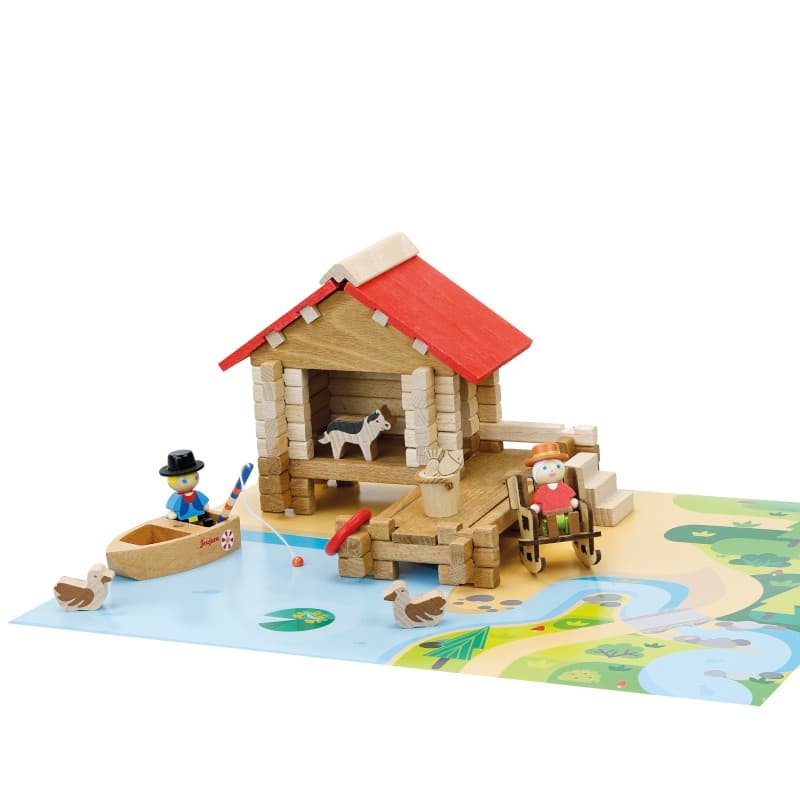 Jouets en bois La cabane de pêche 90 pcs Jeujura® | Ref: 8219 - J