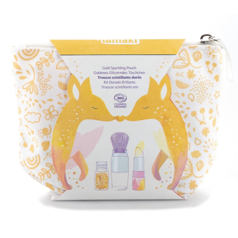 Trousse Maquillage Scintillante Renard Dorée NamakiŸ - Maquillage h