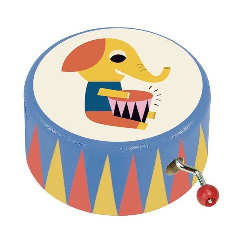 Boite à musique en bois à manivelle 'Orphée aux enfer' french cancan