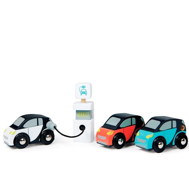 Jouet en bois Set Petites Voitures ECO Tender Leaf Toys® - voitures