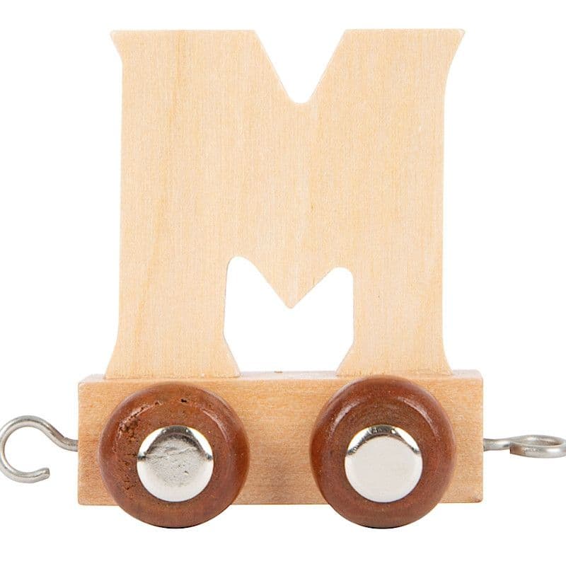Lettre M Train en bois couleur Naturelle Small foot by Legler® -
