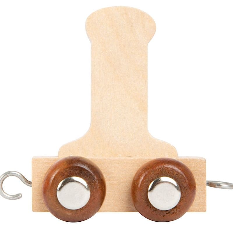 Lettre I Train en bois couleur Naturelle Small foot by Legler® -
