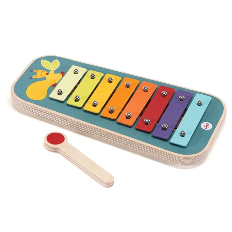 Jouet en bois Xylophone 8 tons métal 'Danses des Bois' Sevi 1831® - J