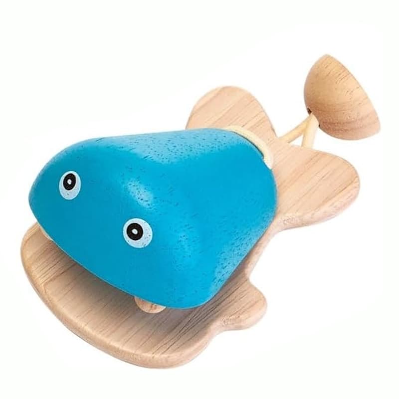 Jouet en bois Castagnettes Poisson coloré en bois Plantoys® - Jouet e