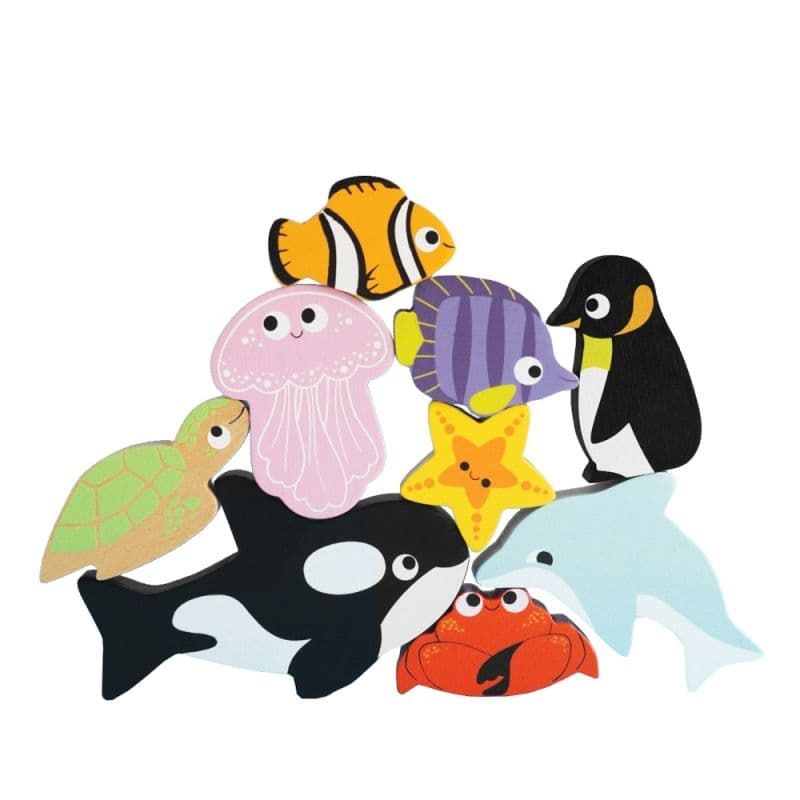 Jeu en bois d’équilibres Petits Animaux des Océans Le Toy Van®