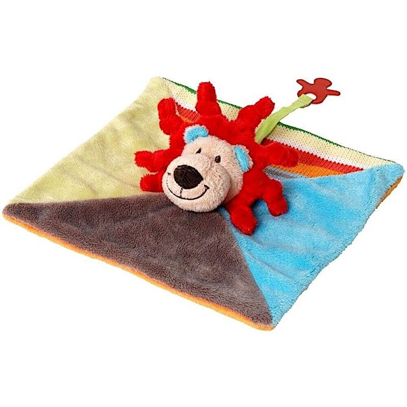 Doudou Plat Attache Sucette Lion Lars 22cm Happy Horse - Peluches &