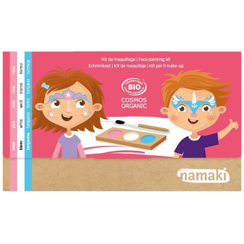Mini coffret Maquillage Namaki® 3 couleurs Princesse & Licorne -