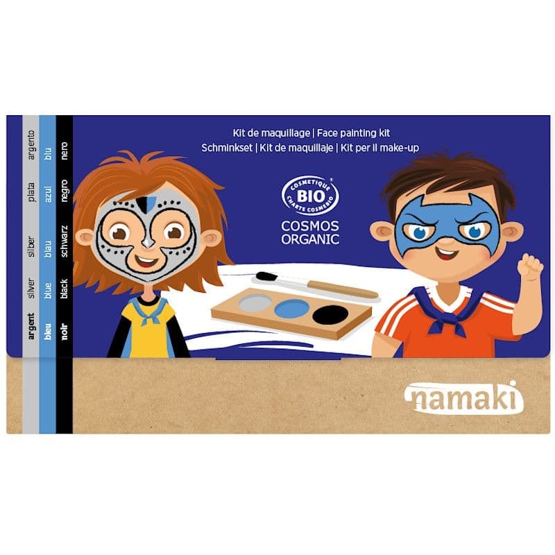 Mini coffret Maquillage Namaki® 3 couleurs Chevalier & Super-héros -