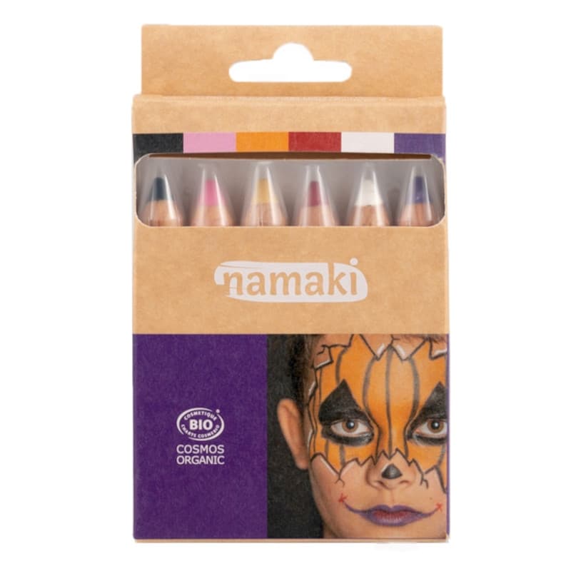 Kit 6 Crayons de Maquillage Enfants Mondes des Horreurs Namaki® -