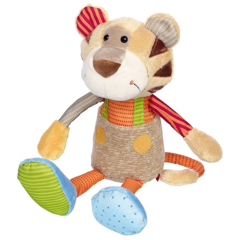 Peluche Tigre Patchwork Sweety 32 cm Sigikid® - Doudou Synthétique