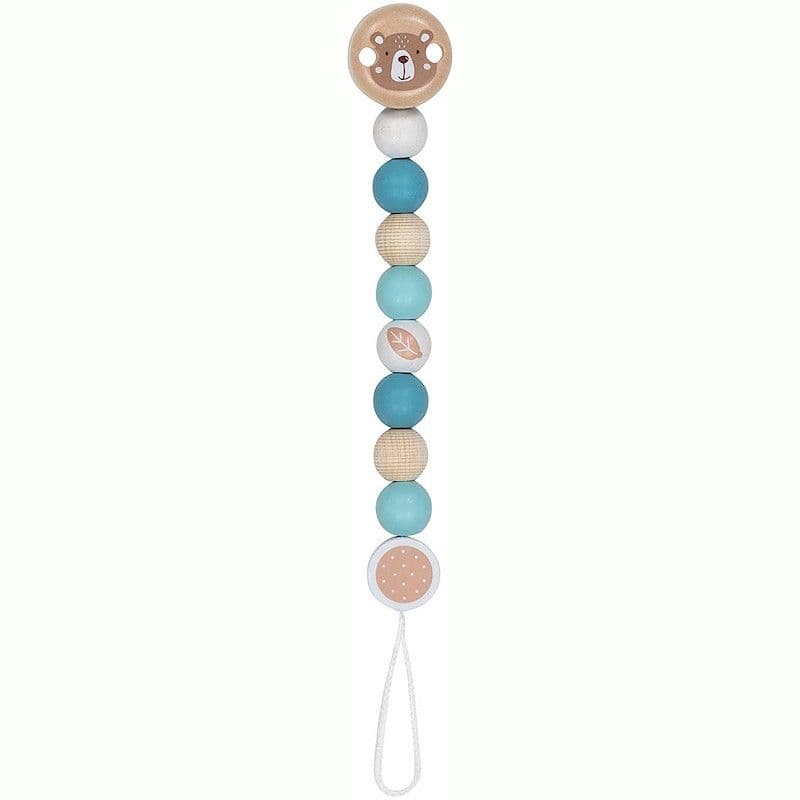Accroche tétine Perles en bois Ourson Goki® - accessoire Bébé