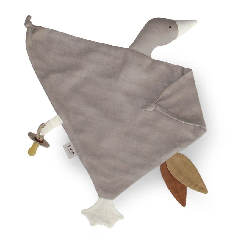 Doudou lange Oie Gris Taupe Bliki Saga Copenhagen® Mousseline Coton