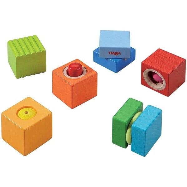 Hochets Sensoriels découvertes Sonores HABA® - Cubes & Hochets