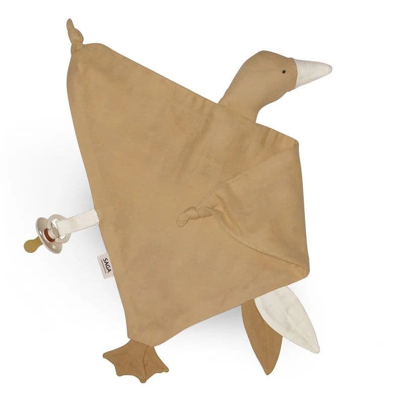 Doudou lange Oie Jaune Gingembre Bliki Saga Copenhagen® Mousseline