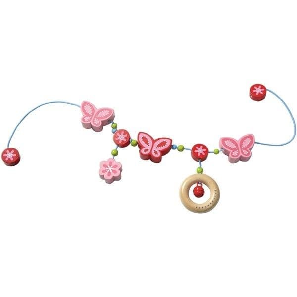 Chaîne de Poussette HABA® Papillon féerique - Accessoire d'éveil bébé