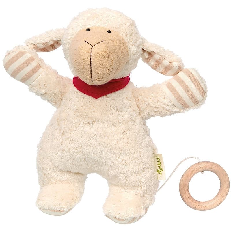 Doudou Peluche Musicale Sigikid® Mouton Green 22cm - Peluche musicale