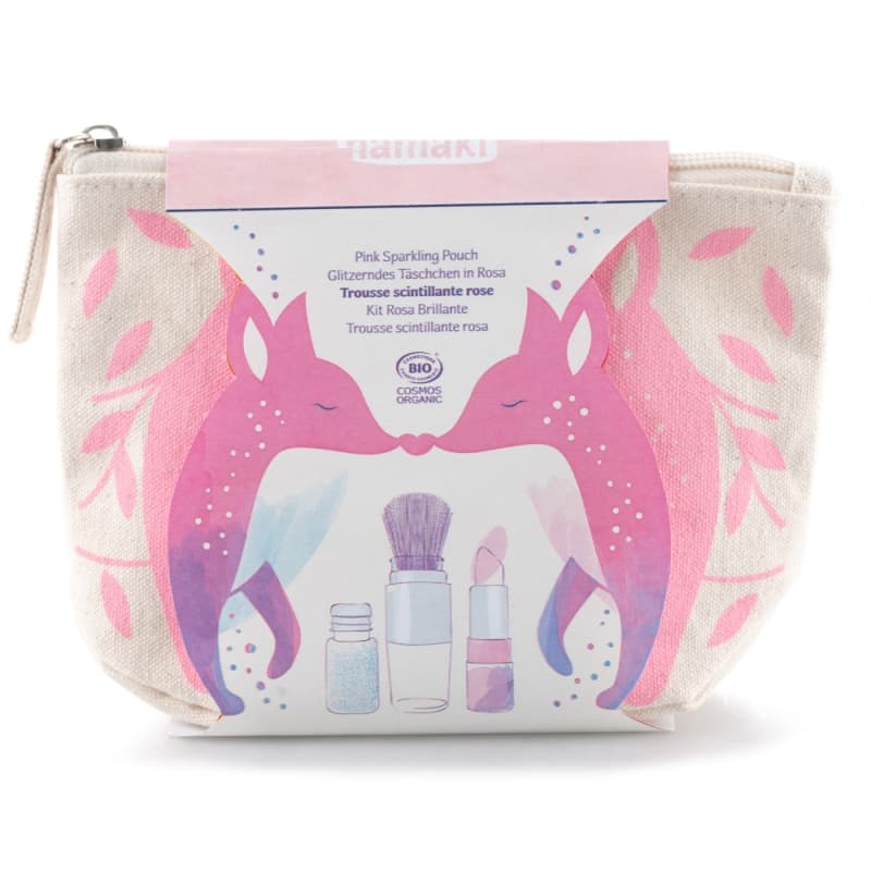 Trousse Maquillage Scintillante Renard Rose Namaki® - Maquillage
