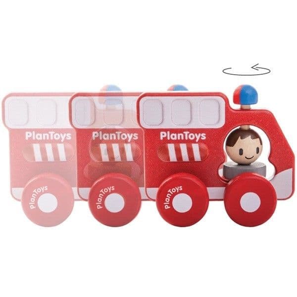 Camion Pompiers Premier Age 'PlanWood' - Jouet Plantoys
