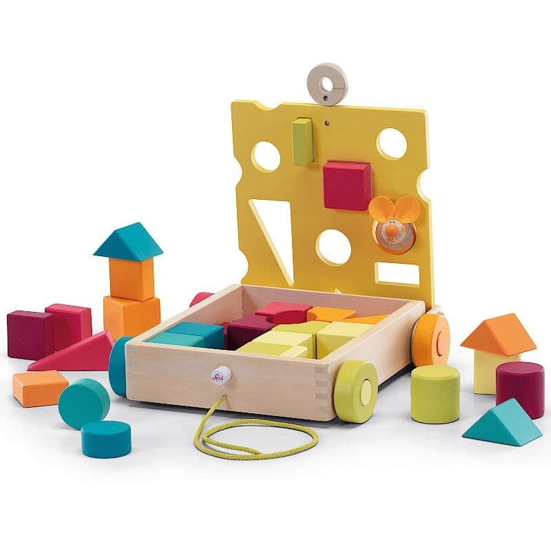 Traineau de cubes boite à forme à trainer Gruyère pour Souris Sevi 18