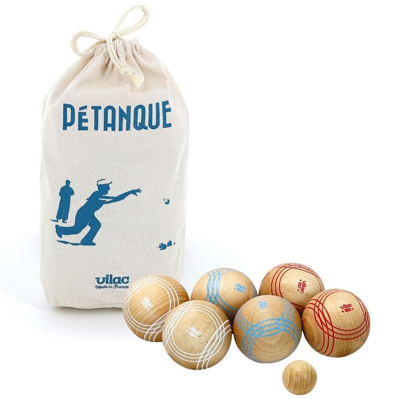 Jeu de pétanque 'Compet' 6 boules en bois Vilac® - Jouets français