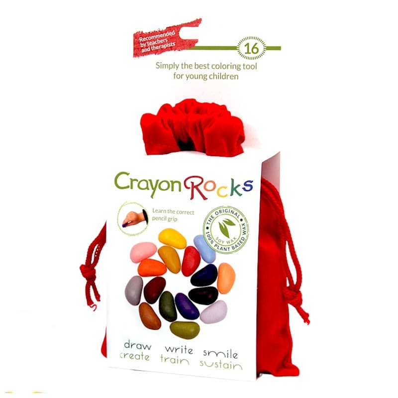 Sachet rouge 16 Cailloux Cire Naturelle couleurs printemps été C
