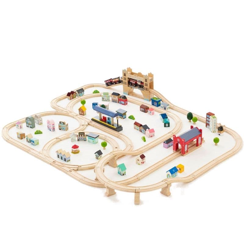 Grand Circuit Train en bois Forme Londres Express Le Toy Van® 120