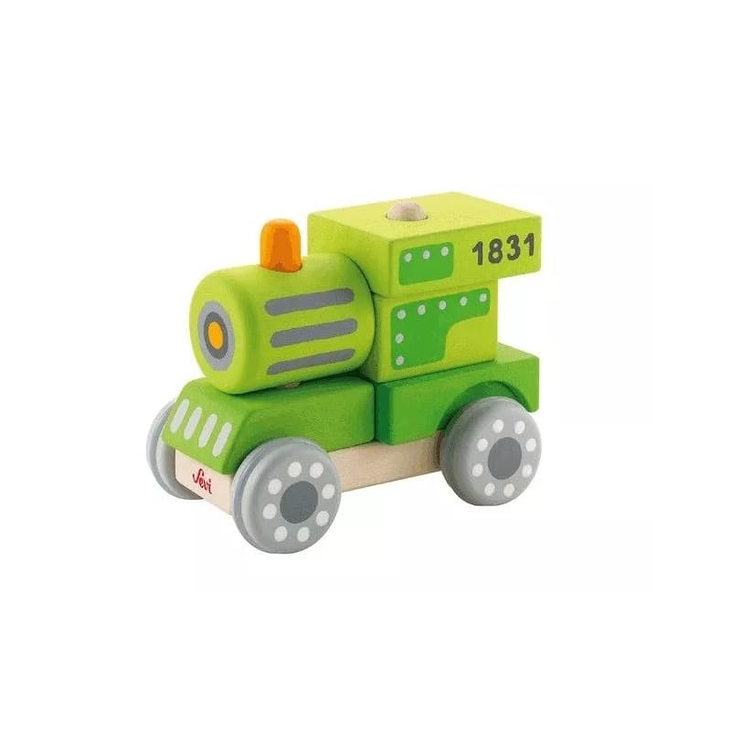 Petit train Locomotive en bois Jeu Emboîtement Sevi 1831