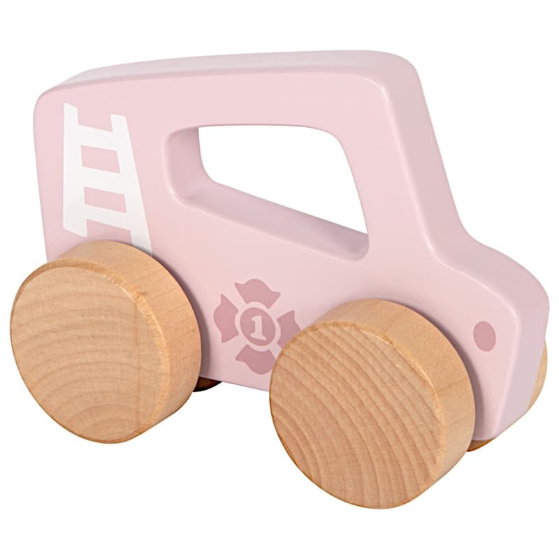 Hochet bois Petites voitures Rose 1 an Small foot by Legler®