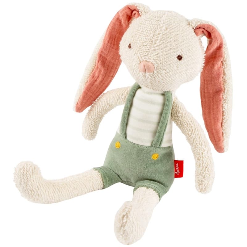 Peluche Lapin Doux Sweeties Velours et jersey de coton Sigikid® 34 cm