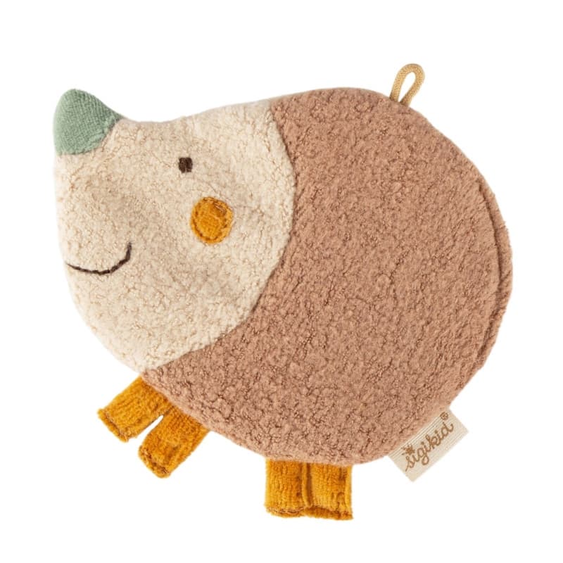 Doudou d'éveil papier bruissant Hérisson Velours de coton Sigikid® 13