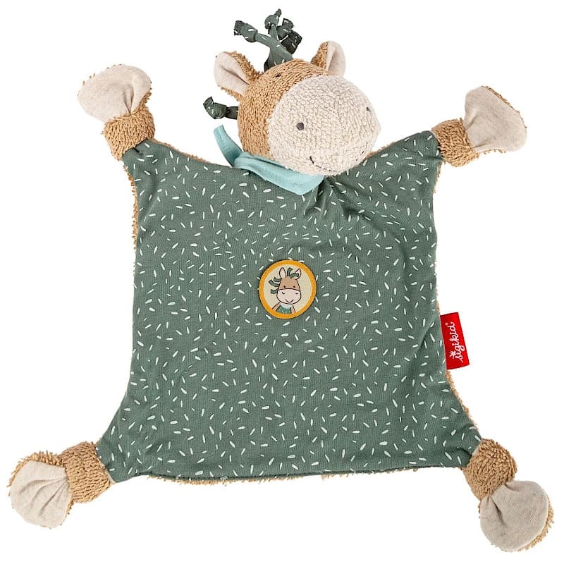 Doudou Poney Wiwi Wiah éponge et jersey de coton Sigikid® 26 cm