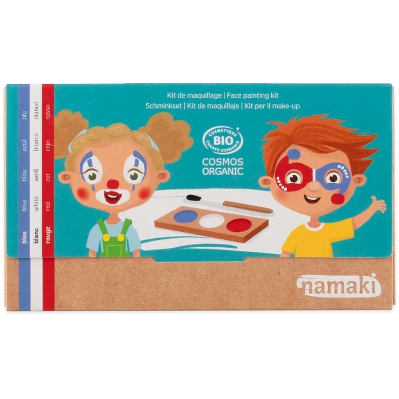 Mini coffret Maquillage Namaki® 3 couleurs Clown & Arlequin -