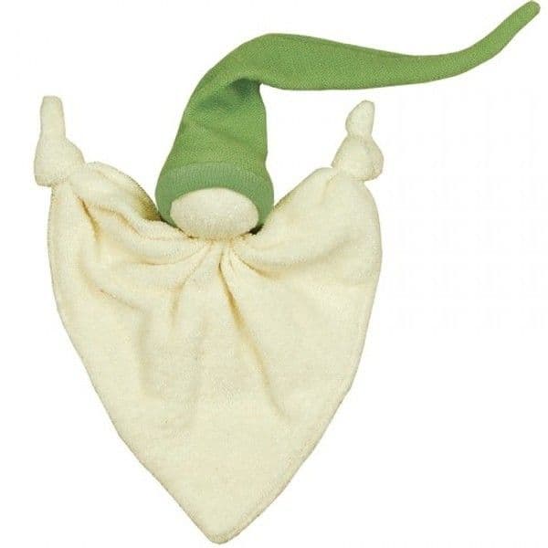 Doudou Bio Zmooz Small Keptin -jr Coton Bio Vert 16cm - Doudou Bébé