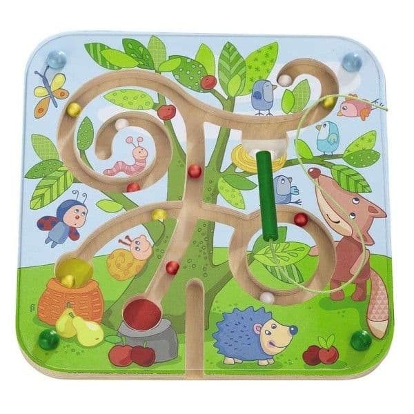 Jeu magnétique Labyrinthe dans l'arbre HABA® - Circuit billes