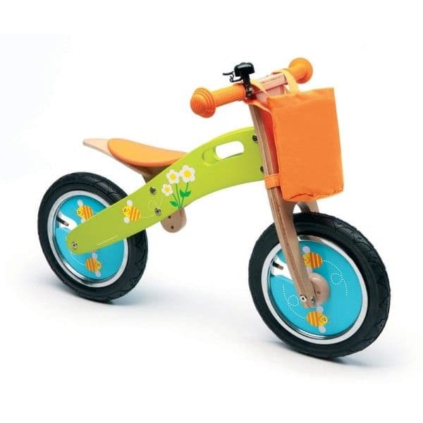 Draisienne en bois Fleurs & Abeille Scratch - Jouets en Bois