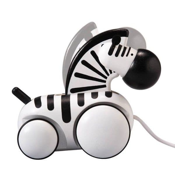 Zèbre à tirer PlanToys - Jouet en Bois