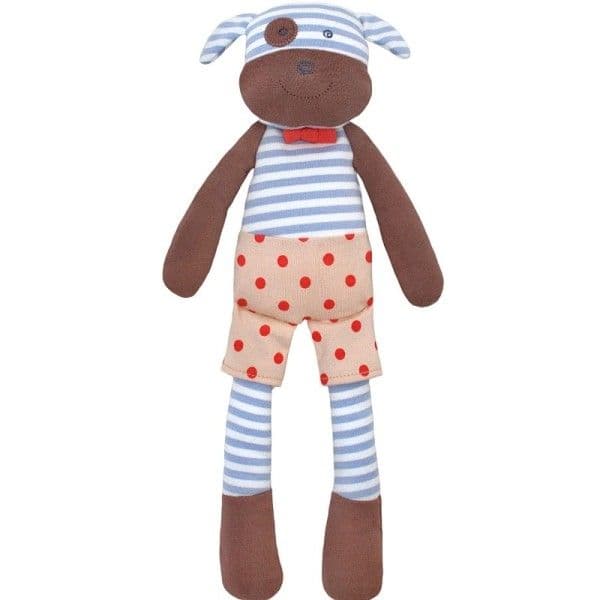 Doudou Peluche Organic Farm Buddies™ Chien Boxer 36cm - Doudou Bio A