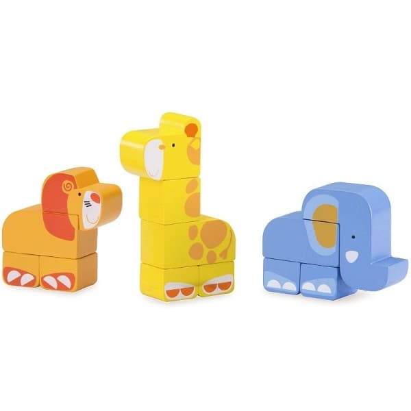 Animaux Safari à construire Wonderworld® - Jouets en bois