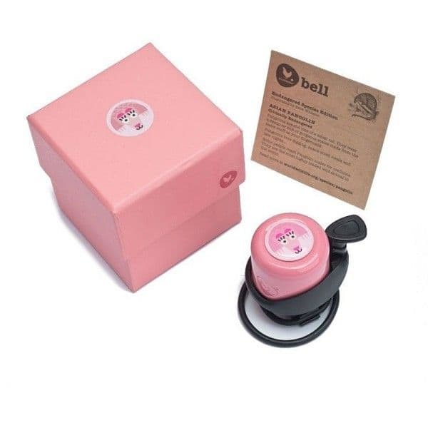 Sonnette de Vélo Pangolin Rose pour Draisiennes Wishbone Bike -