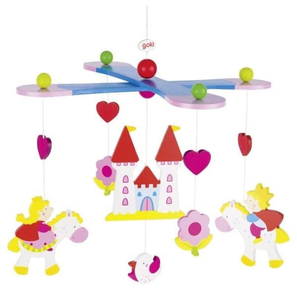 Mobile en bois Prince & Princesse Goki - Jouets en bois