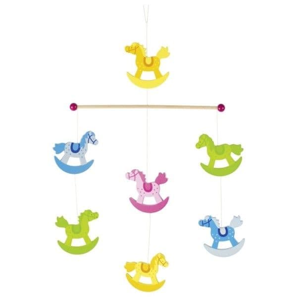 Mobile en bois Chevaux à bascule Goki - Jouets en bois